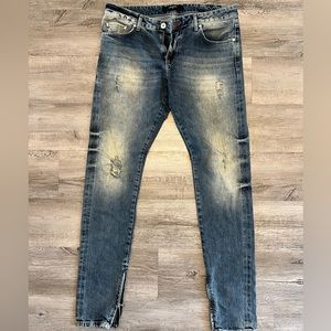 Represent Clo Selvedge with RiRi zipper